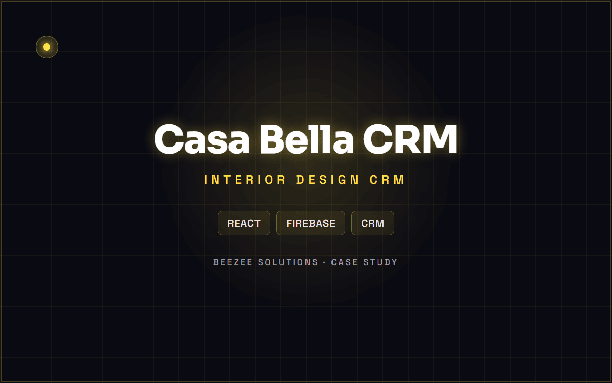 Casa Bella CRM — screenshot